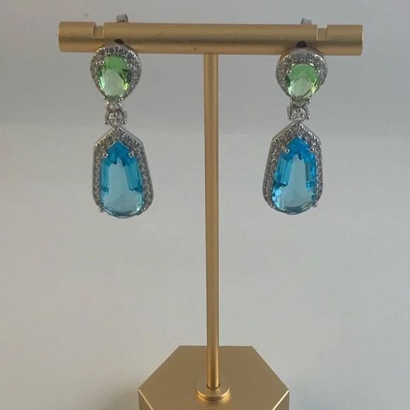 Pastel Gemstone Earrings - Picture 3 of 8